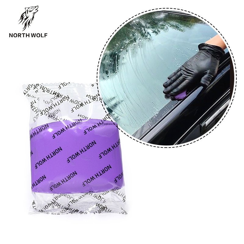 OEM wholesale car detailing product car renew soft purple clay bar auto detailing 100g