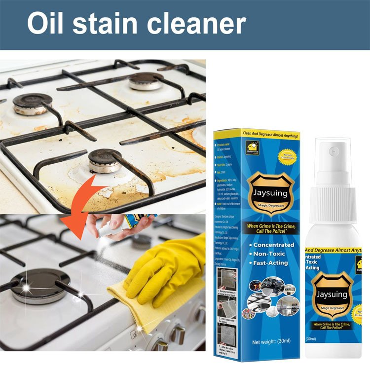 30ml Magic Degreaser Cleaner Spray Multi-Purpose Foam Pan Pan Rust Remover Stove Stain Cleaning Spray Wash Kitchen Tools