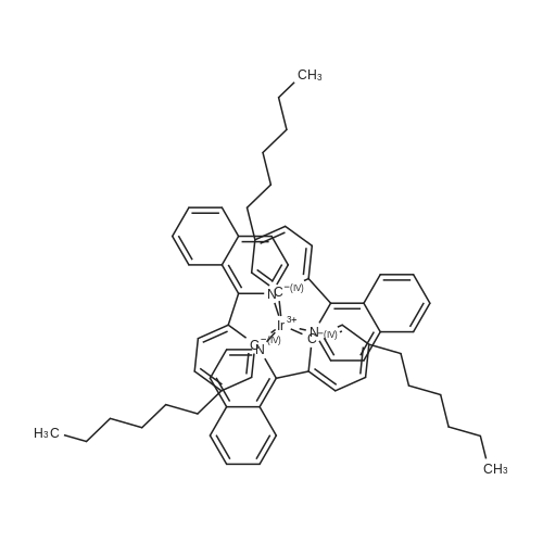Name:Hex-Ir(piq)3/Ir(hpiq)3 | CAS Number:1240249-29-9