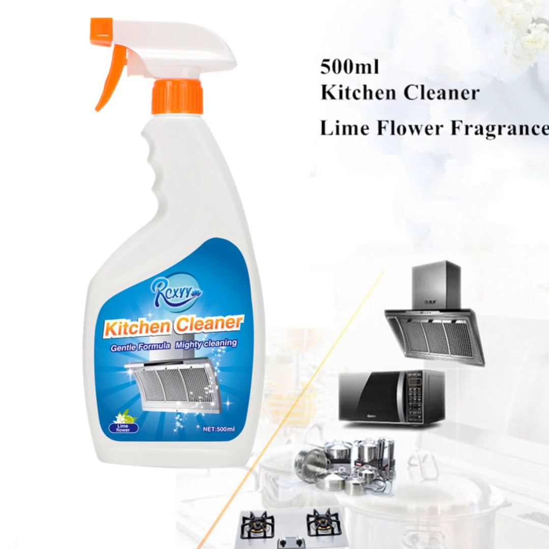 500ML Removing Hood Oven Kitchen Stain Cleaner Heavy Oil Stain Kitchen Cleaners Spray