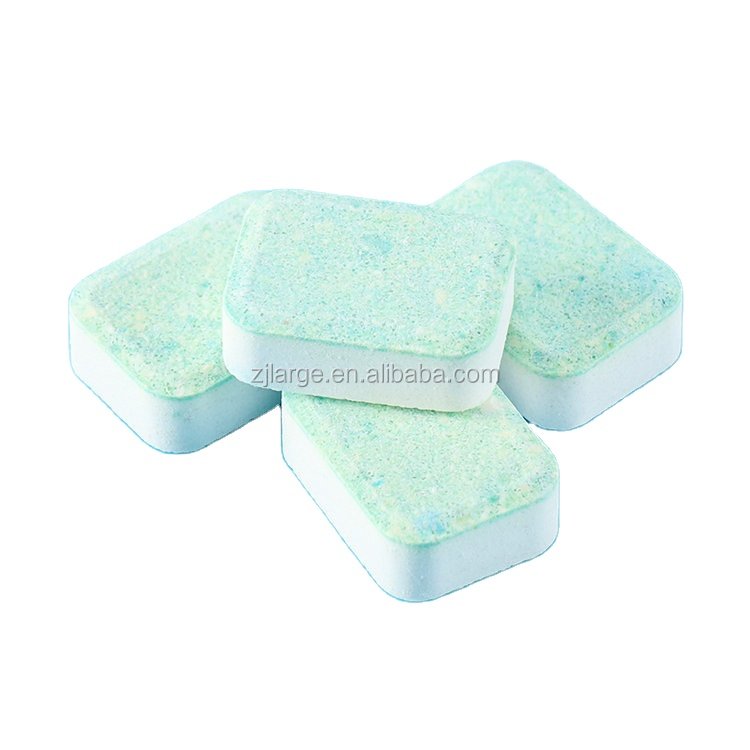Oil Stain Cleaners Blue Solid Dishwasher Clean Detergent