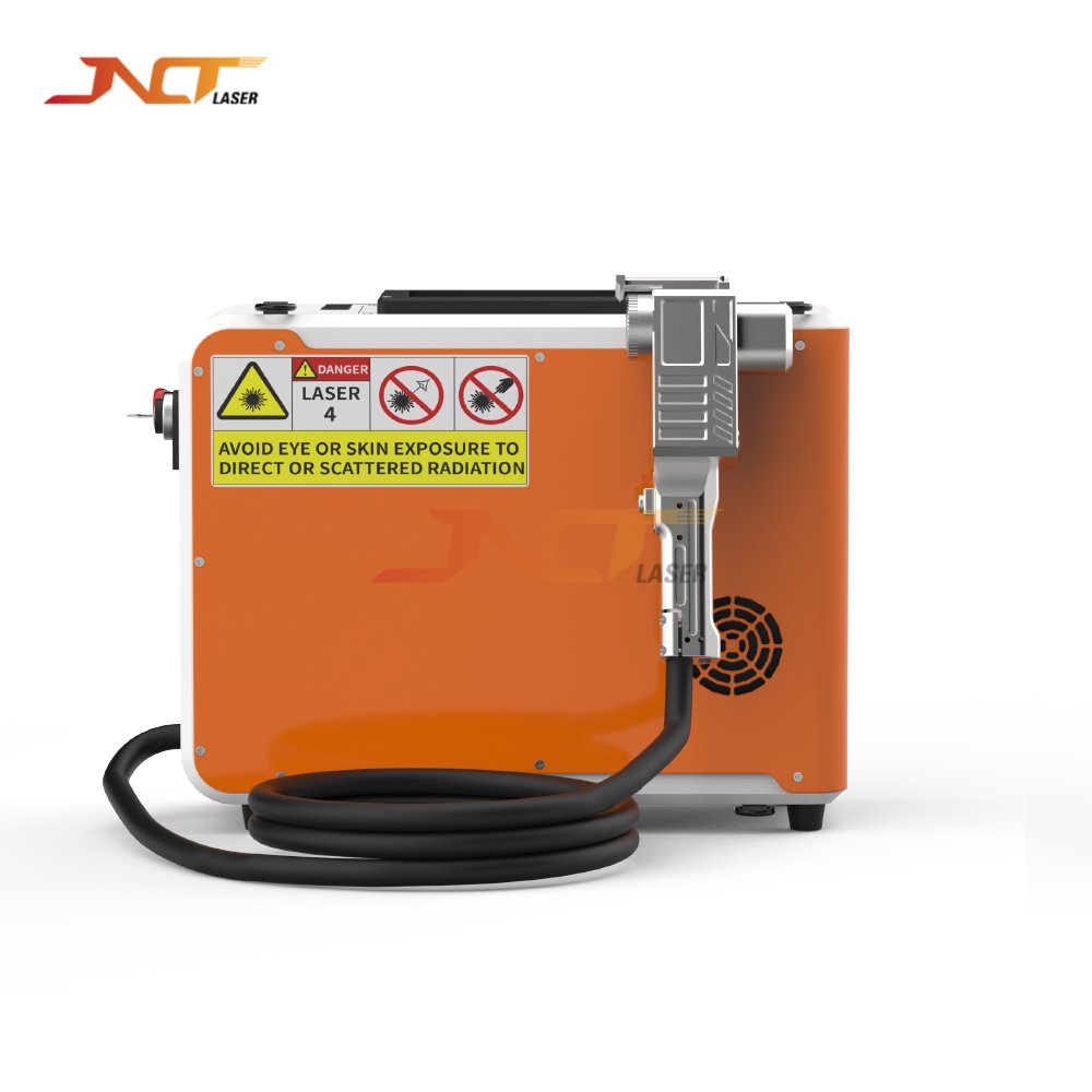 Good price exported type 100w backpack pulsed laser cleaning machine air cooled handheld machine small laser rust stain cleaner