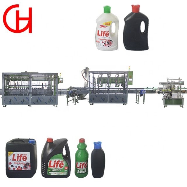 Automatic Anti-corrosion Stain Remover Filling Machine Strong Acid Liquid Bleach Water Bottle Filling Machine