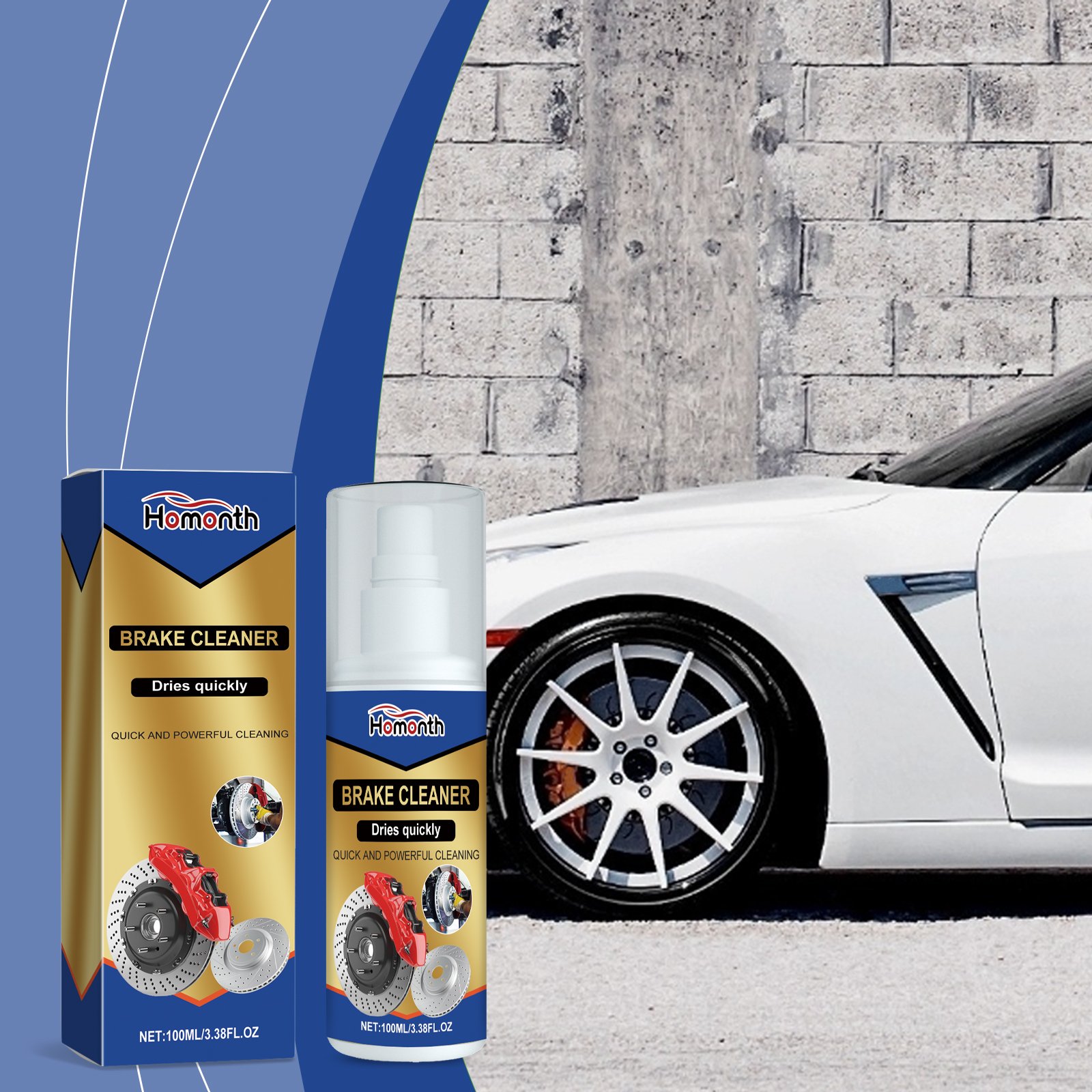 Homonth Best Brake Cleaner Oil Remove Brake Cleaner Liquid Effective Brake Dust Cleaner