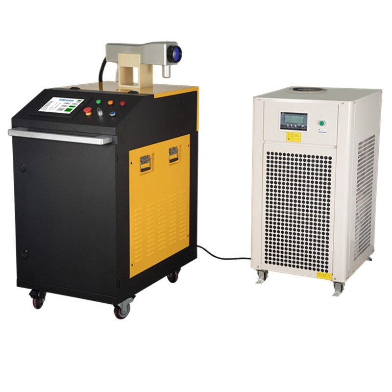 500W 200W laser cleaner for rust removal on stainless steel iron of automobile