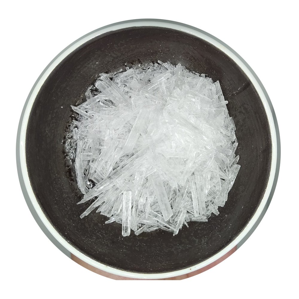 Customs safety 99% organic intermediate white crystal menthol L-menthol CAS 2216-51-5 spot