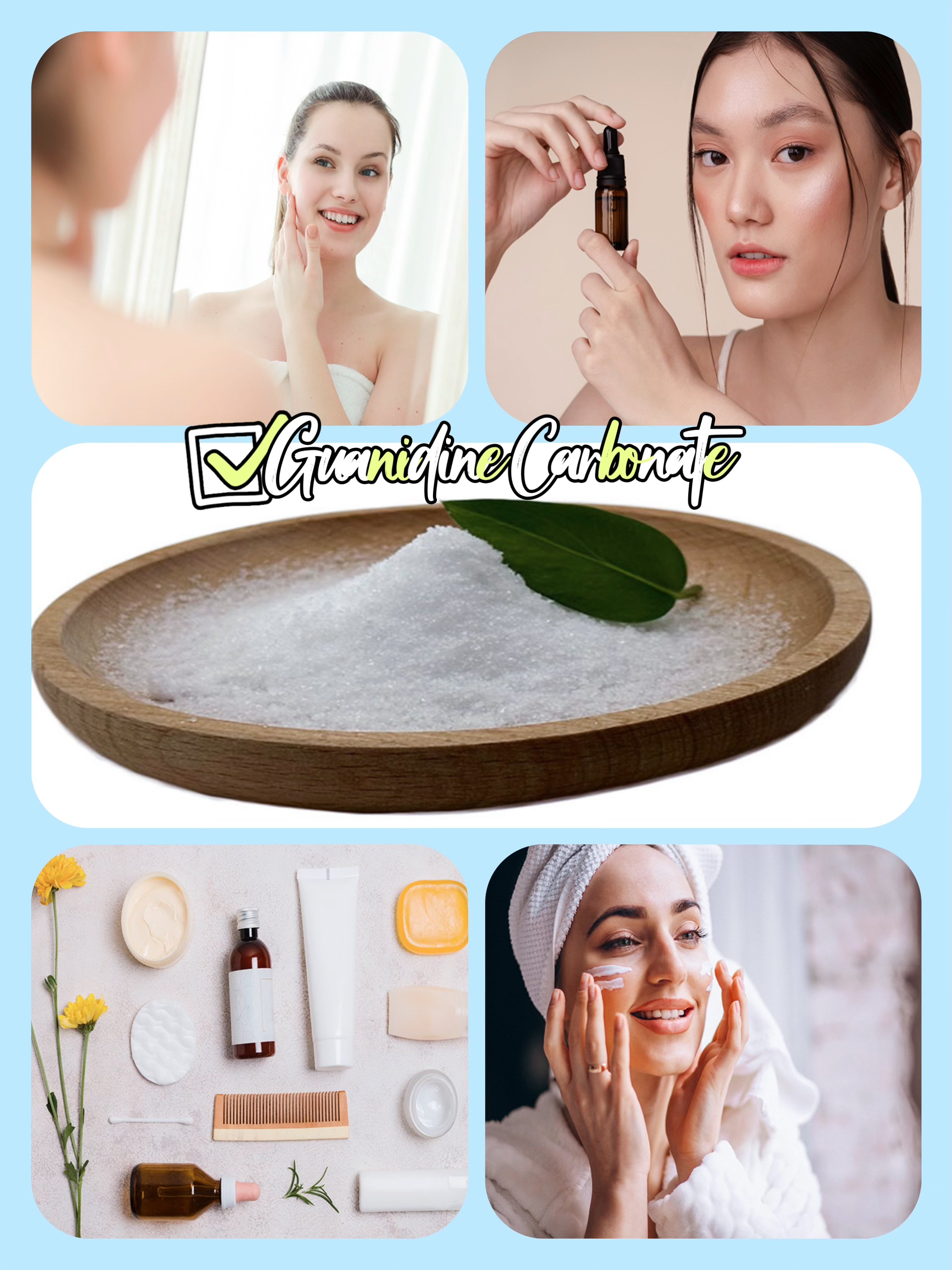 Organic Intermediates Guanidine Carbonate with Best Price for Cosmetics CAS NO 593-85-1