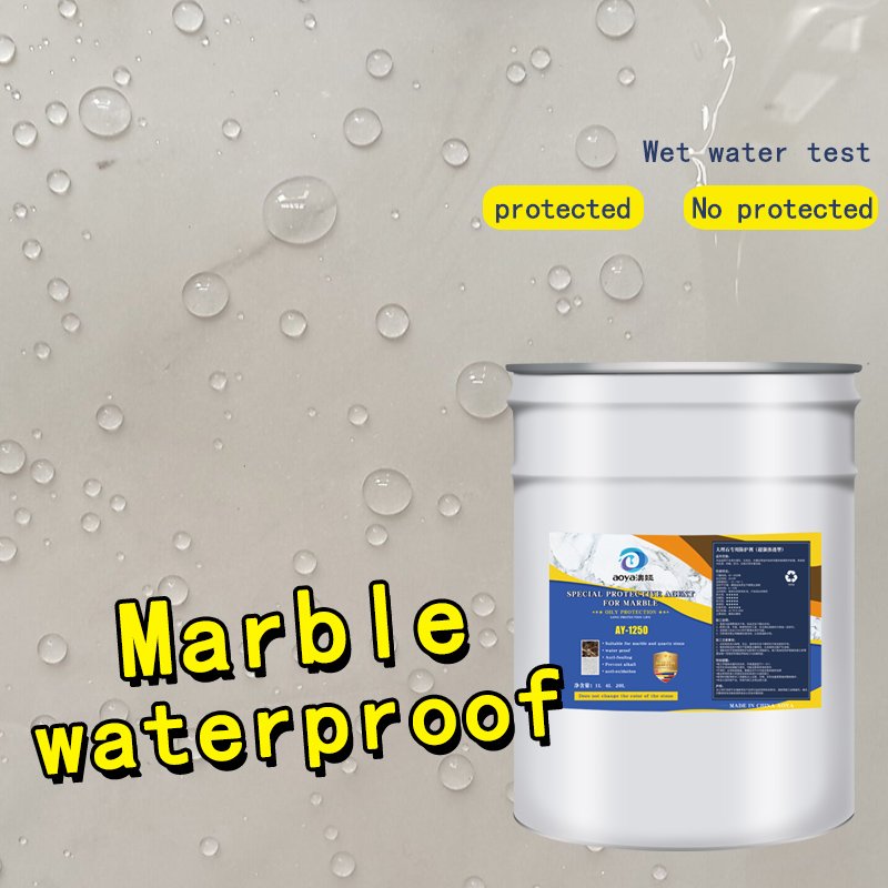 Top protective agent for smooth stone and marble Waterproof antifouling oil repellent alkaline sealing material
