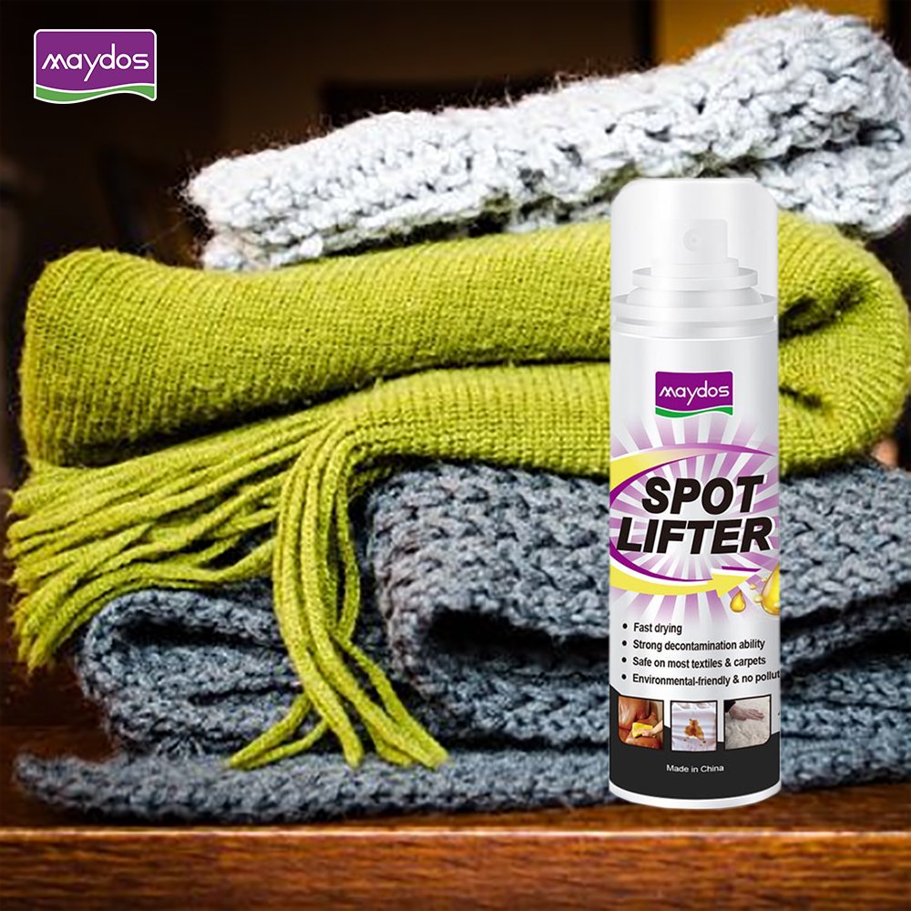 450ml Strong Laundry Stain Remover Spray Spot Lifter Cloth Oil Stain Remover for Fiber Textile