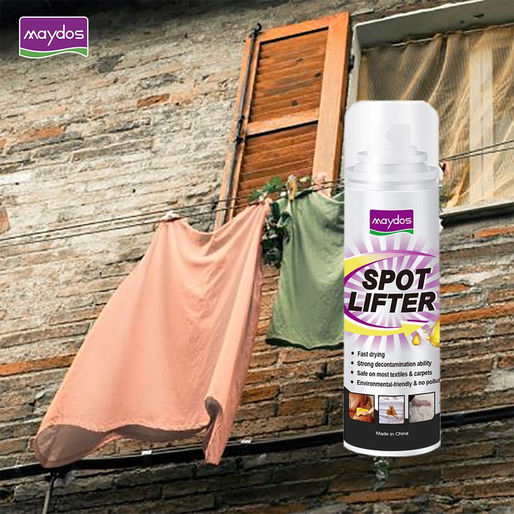 450ml Strong Laundry Stain Remover Spray Spot Lifter Cloth Oil Stain Remover for Fiber Textile