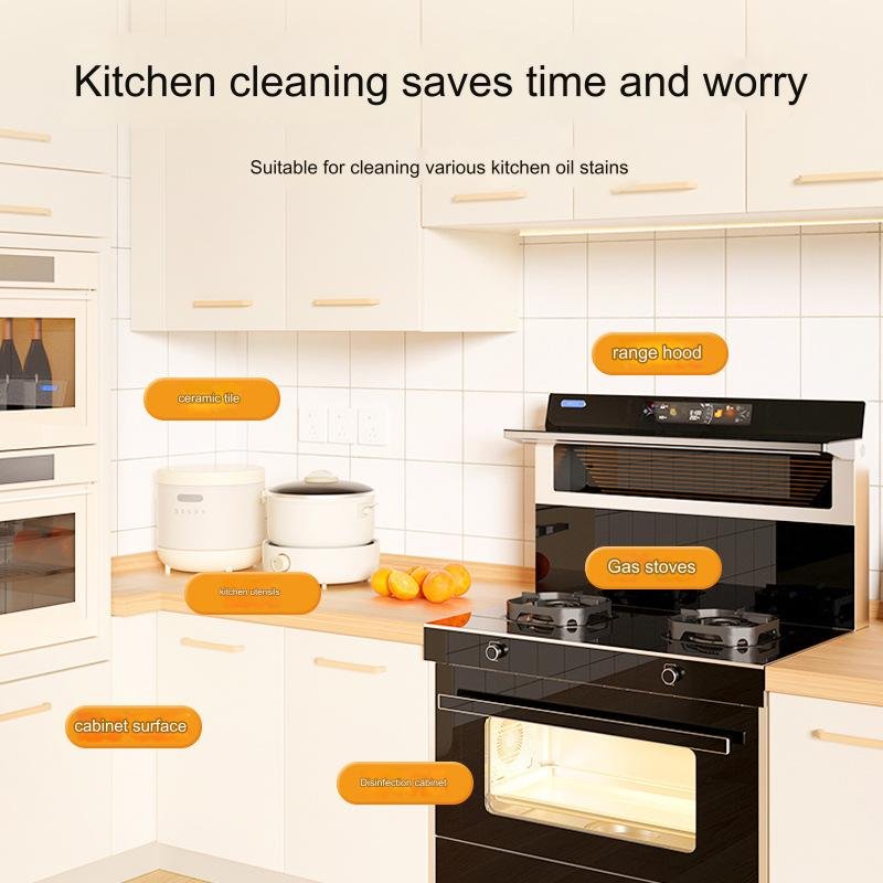 300ML Household Cleaning Oil Stain Remover Cleaning Detergent Kitchen Foam Cleaner