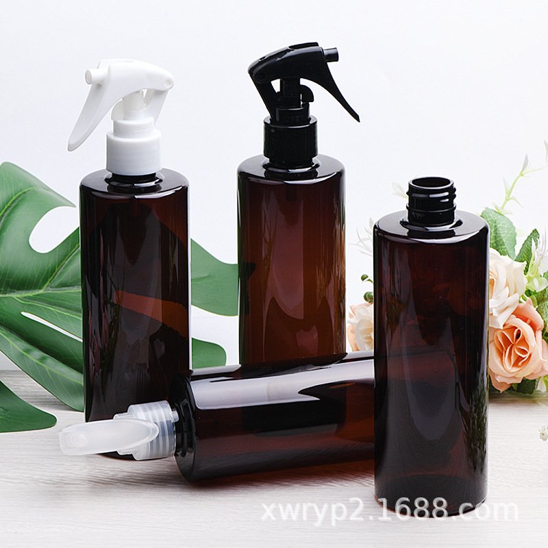 300ml Flat shoulder trigger spray indoor succulent spray bottle cleaner Oil stain Clean PET packing bottle