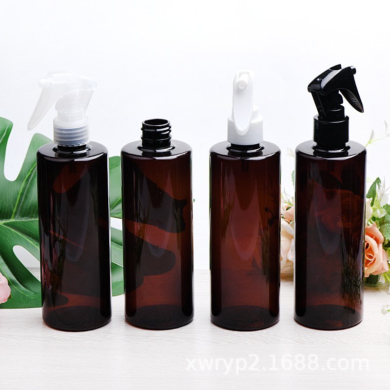 300ml Flat shoulder trigger spray indoor succulent spray bottle cleaner Oil stain Clean PET packing bottle