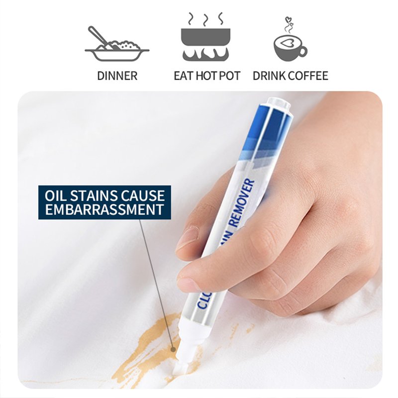 Portable Laundry Stain Be Gone Pen Non Toxic and Eco-friendly Keep Your Clothing And Clean Instant Stain Remover Liquid Pen