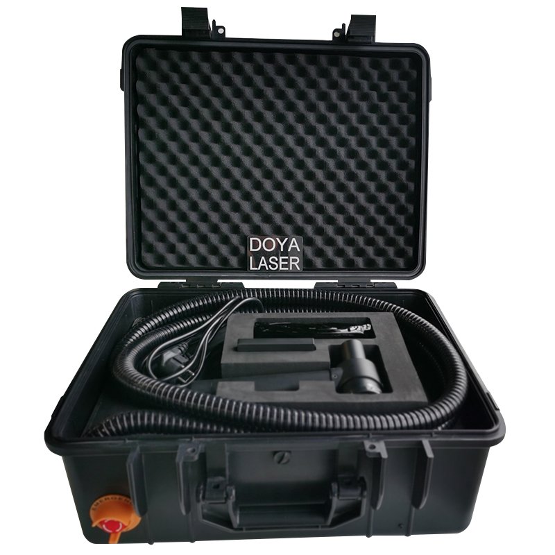 Oil Stains Car Paint Removal Fiber Pulse Laser Cleaning Machine Portable Rust Removal Laser Cleaning Machine