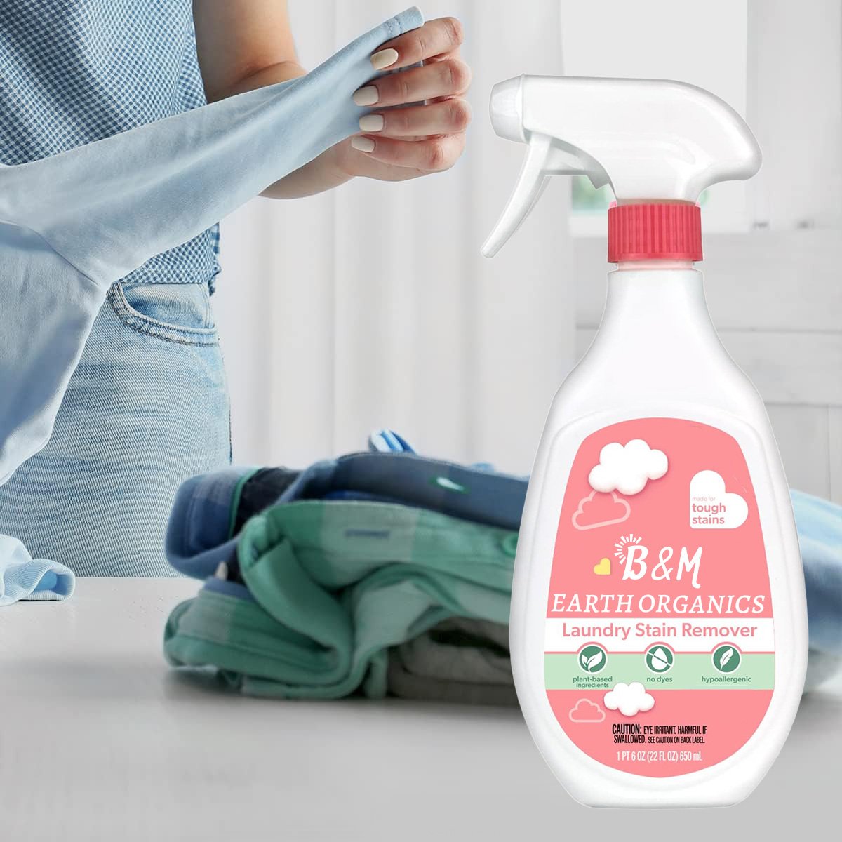 Stain Remover for Baby Clothes Laundry Stain Remover Spray Hypoallergenic Stain Treater