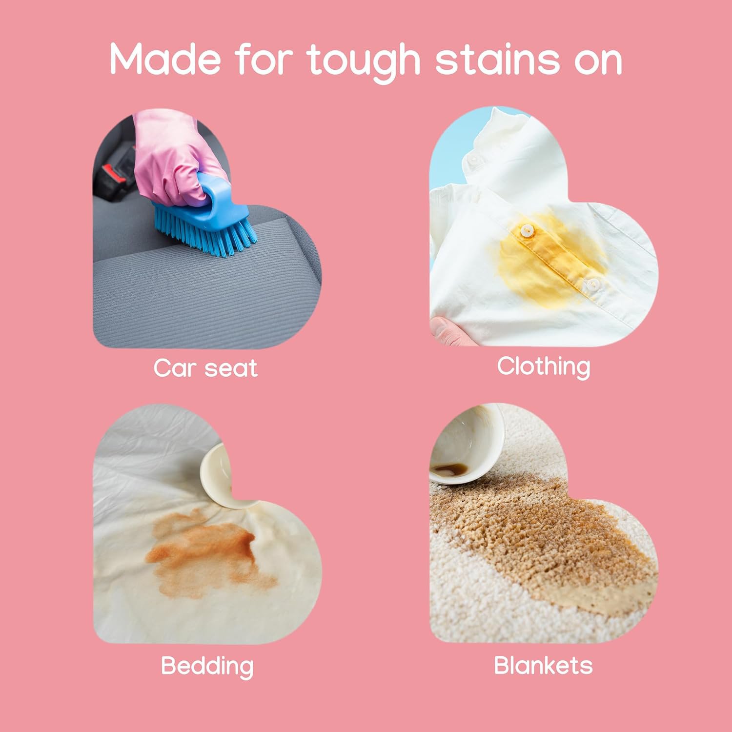Stain Remover for Baby Clothes Laundry Stain Remover Spray Hypoallergenic Stain Treater
