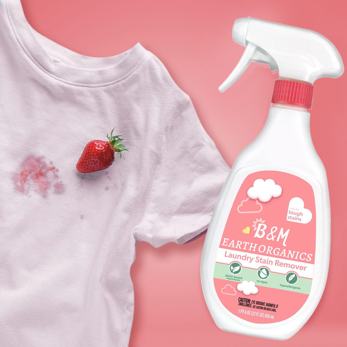 Stain Remover for Baby Clothes Laundry Stain Remover Spray Hypoallergenic Stain Treater