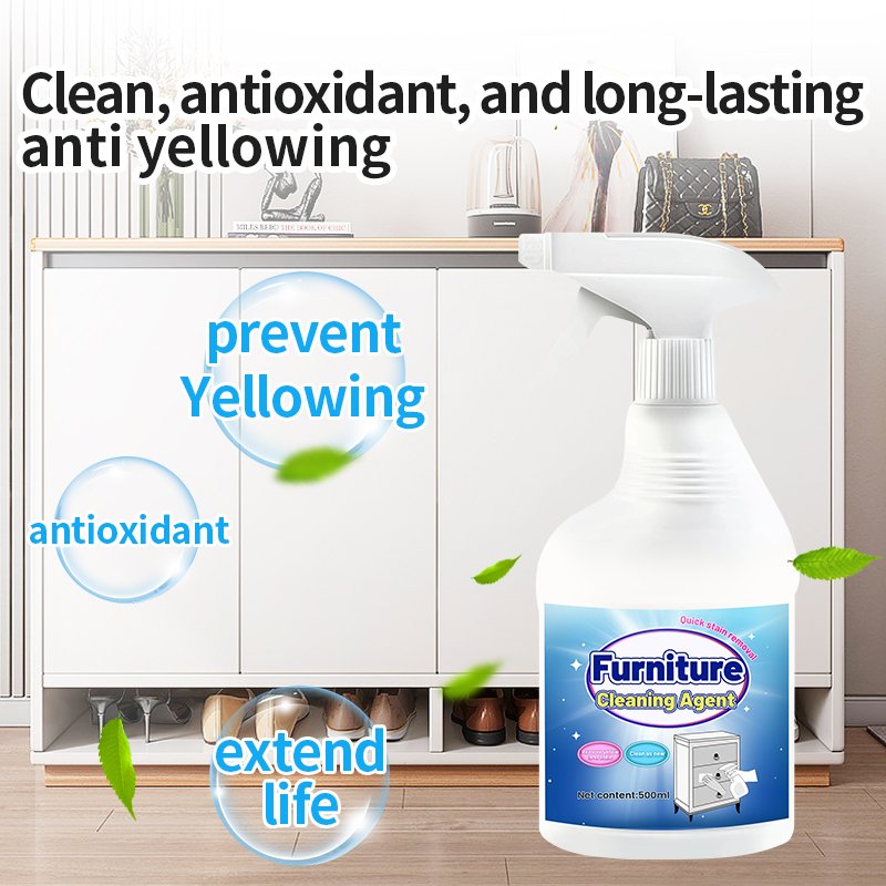 Custom effective stain removal, yellowing, brightening wood desk cabinet cleaner White furniture cleaner