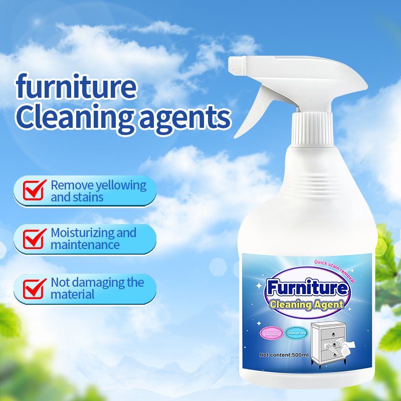 Custom effective stain removal, yellowing, brightening wood desk cabinet cleaner White furniture cleaner