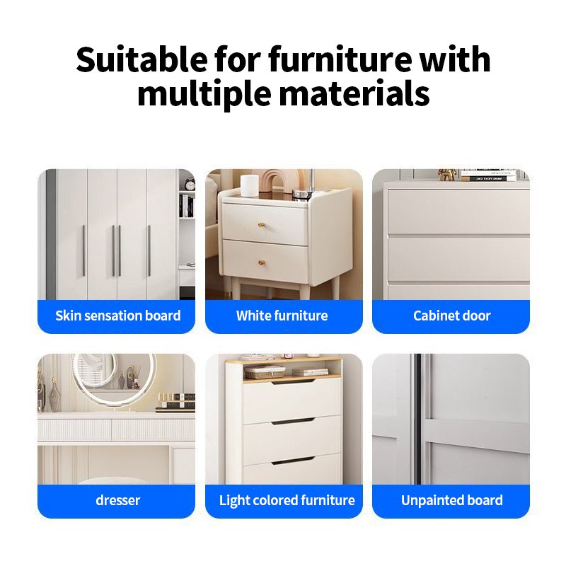 Custom effective stain removal, yellowing, brightening wood desk cabinet cleaner White furniture cleaner