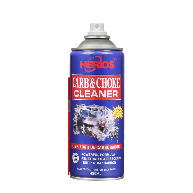 450ml HERIOS Carburetor Cleaner Carb and Choke Cleaner Spray Quickly Dissolves Gum Varnish And Other Fuel Residues