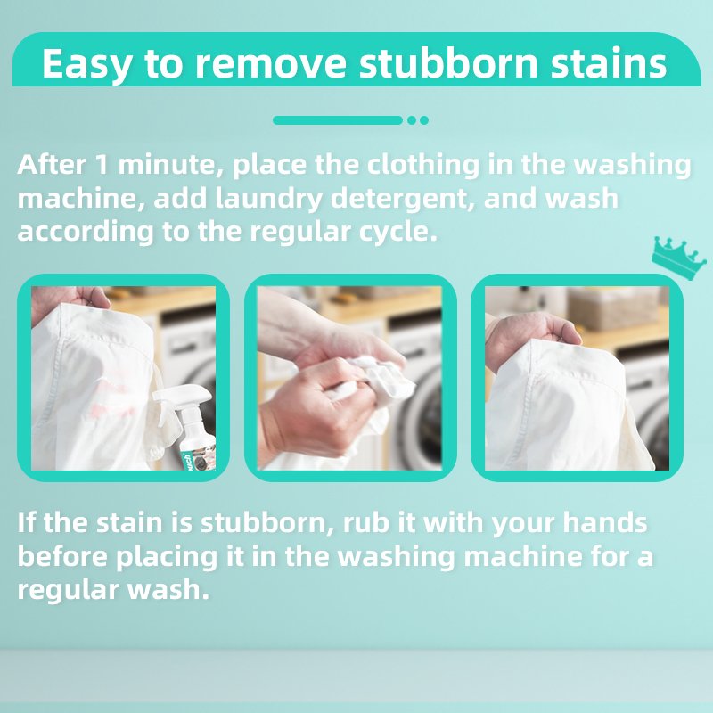 Stubborn Clothes Blood Oil Stains Penetration Detergent Enzymes Nonirritating Apparel Cleaning Liquid Detergent