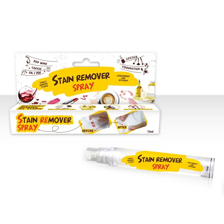 Instant and effective stain remover spray use for clothing