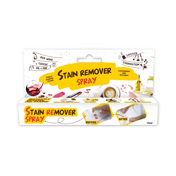 Instant and effective stain remover spray use for clothing