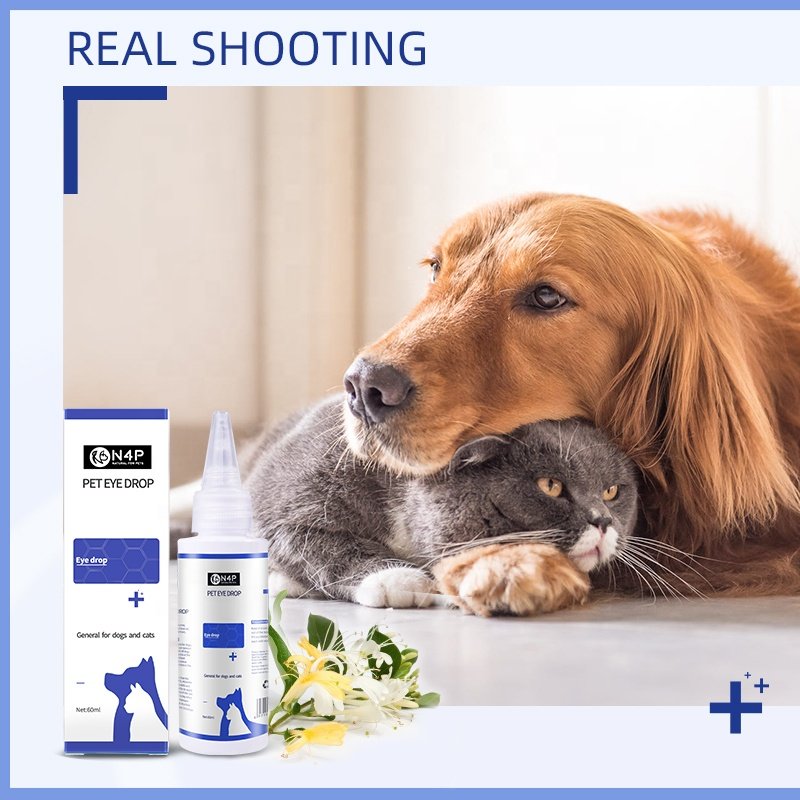Manufacturers 60ml N4P Natural Pet Eye Stains Remover Drops Dog Cat Removes Tear Cleaner
