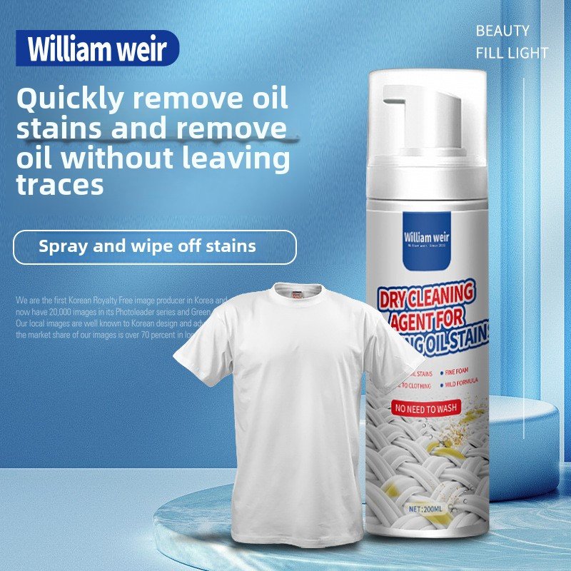 Wholesale Strong Oil Removal Foam Cleaner Home No-Wash Stain Removal Agent for Clothing Dry Cleaning Oil Persil Stain Remover
