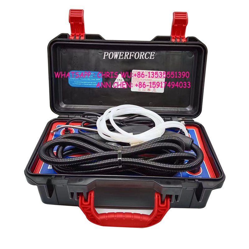 High Pressure Steam Cleaner 1700W Handheld Portable Steamer 3-5 Bar High Temp Pressurized Steam Cleaner Cleaning Machine