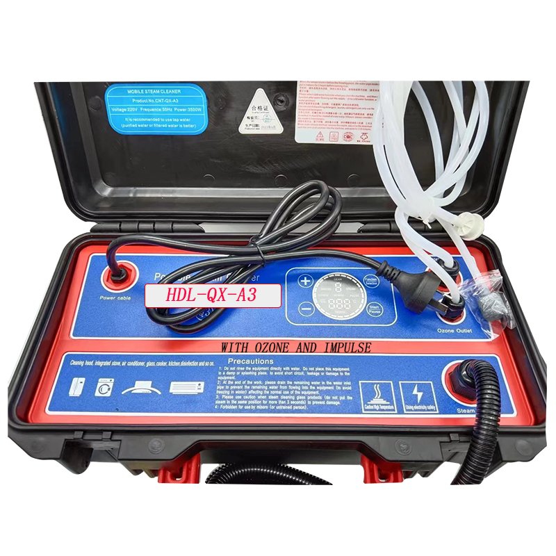 High Pressure Steam Cleaner 1700W Handheld Portable Steamer 3-5 Bar High Temp Pressurized Steam Cleaner Cleaning Machine
