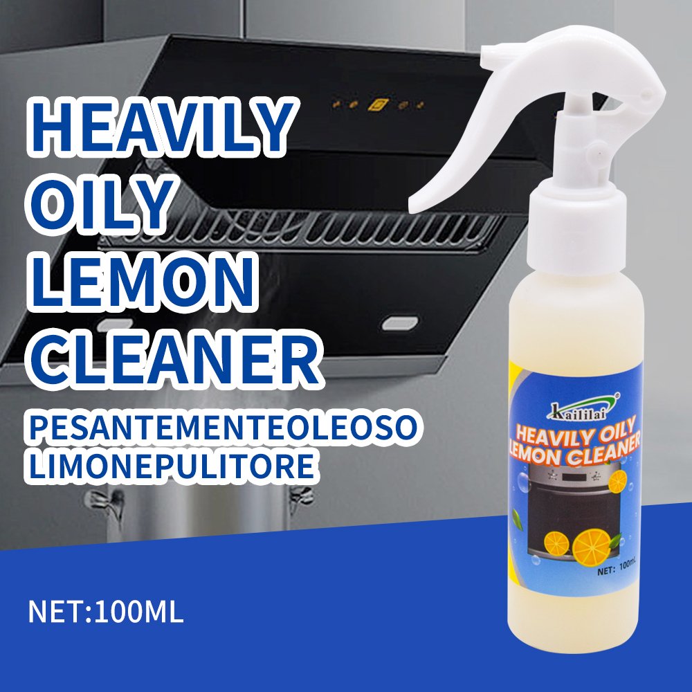 Heavy Duty Kitchen Oil Stain Cleaner Spray Grease Gas Cooker Pots Cleaner Effective Sink Surfaces Detergent Grease Removal