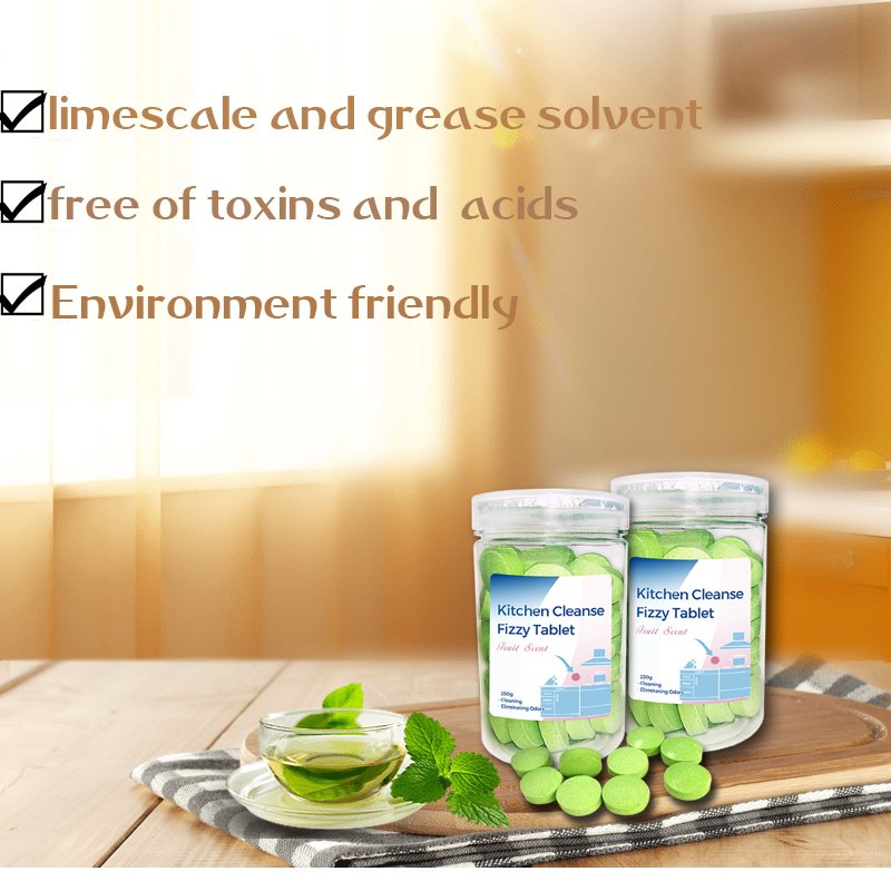 Multifunctional Cleaning Agent Super Kitchen Cleaner Effervescent Tablet dishwashing Oil Stain Dirt Cleaner Tablet