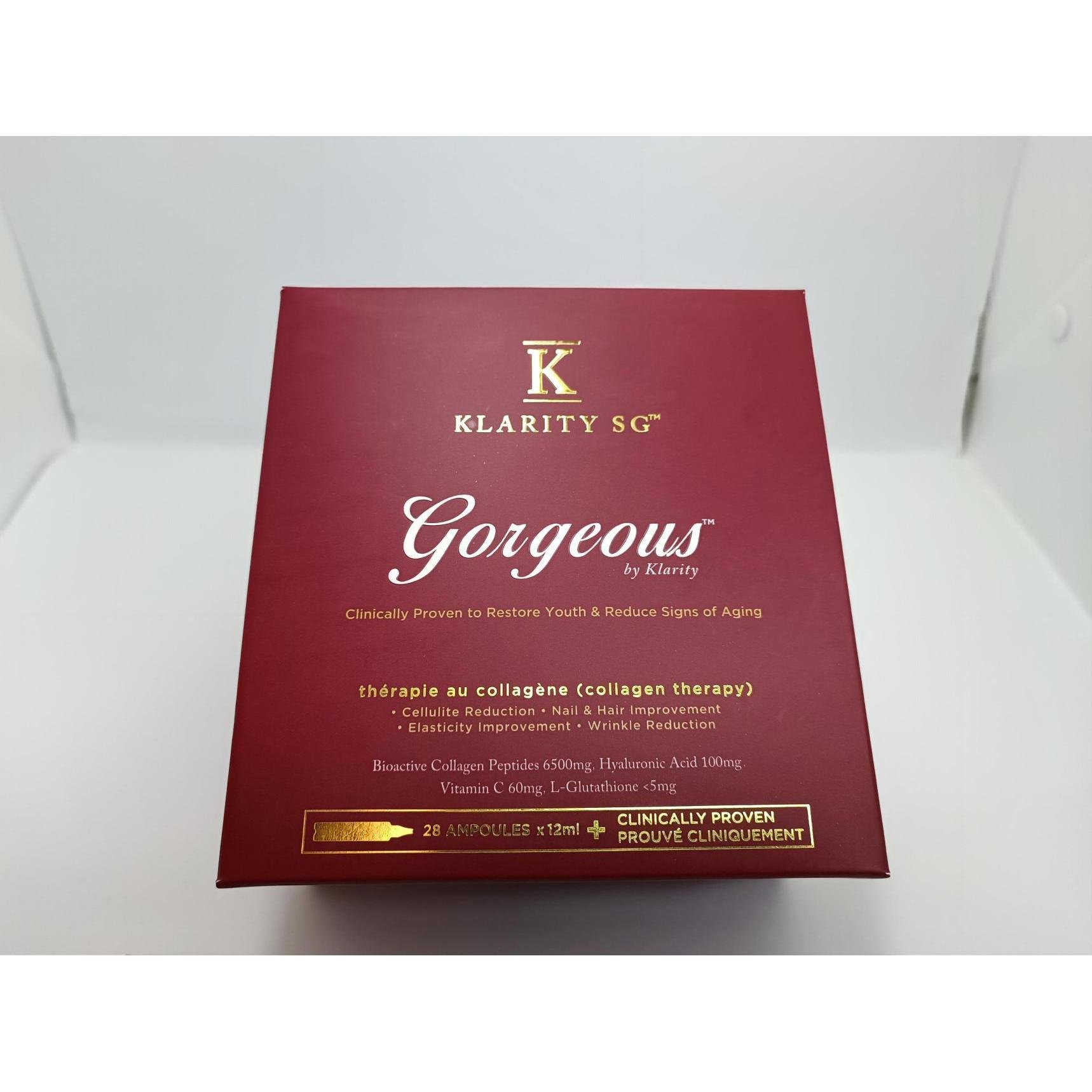 Gorgeous KlaritySG™ Anti-Wrinkle Hydrolyzed Collagen Peptides 99% Absorption Smoother Younger-Looking Skin Organic Intermediate