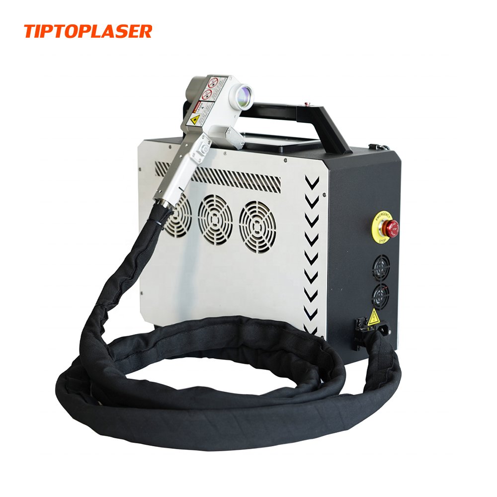 Low cost high speed pulse laser cleaning machine for metal rust removal 50w 100w laser cleaner for car engine parts