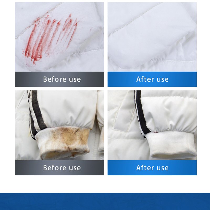 Down Jacket Dry Cleaning Agent Washing-Free Cleaning Spray Laundry Rabito Stain Removal Oil Stain Clothes Washing Foam Cleaner