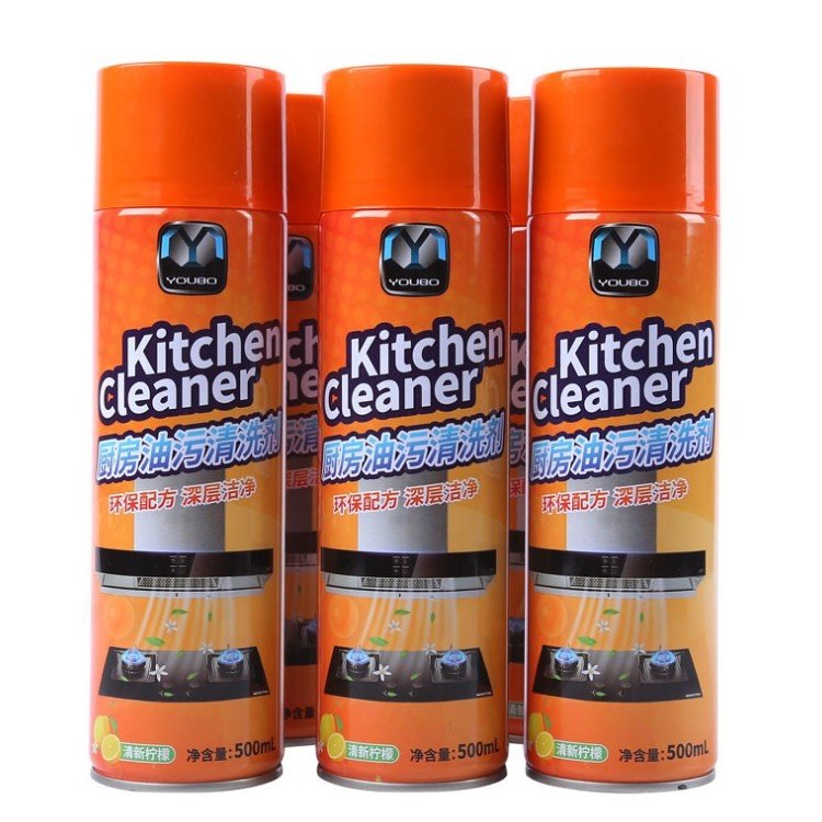 Personal Care & Household Cleaning / Kitchen & Bathroom Cleaning / Oil Stain Cleaners Foaming kitchen cleaner spray liquid 500ml