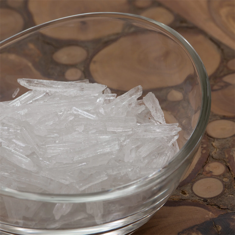 Excellent China factory direct sale natural organic intermediate menthol crystal with CAS89-78-1