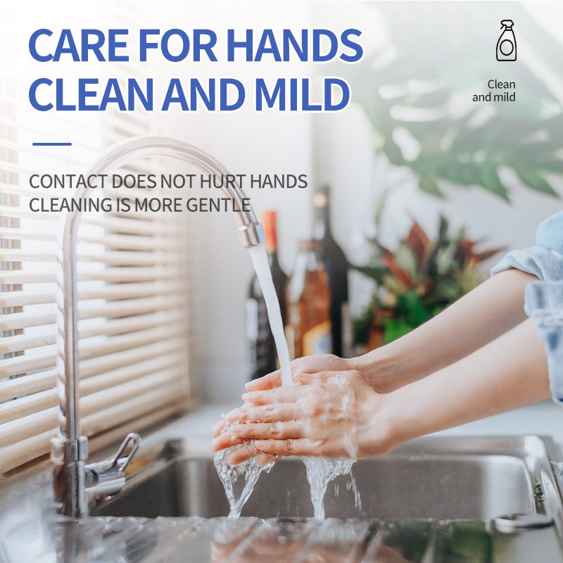 Sukgarden 500ML Orange Strong Cleaning Type Lampblack Stain Removal Spray Range Hood Cleaner Kitchen cleaner Oil Stain Remover