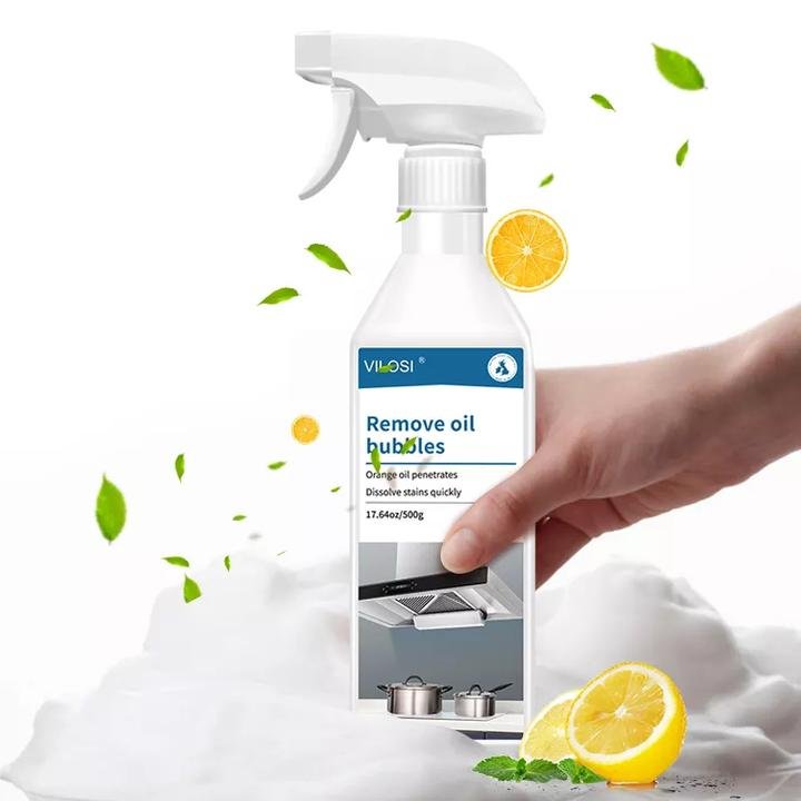 High Quality Heavy Oil Stain Removing Extractor Hood Stove Oven Degreaser Spray Kitchen Foam Cleaner
