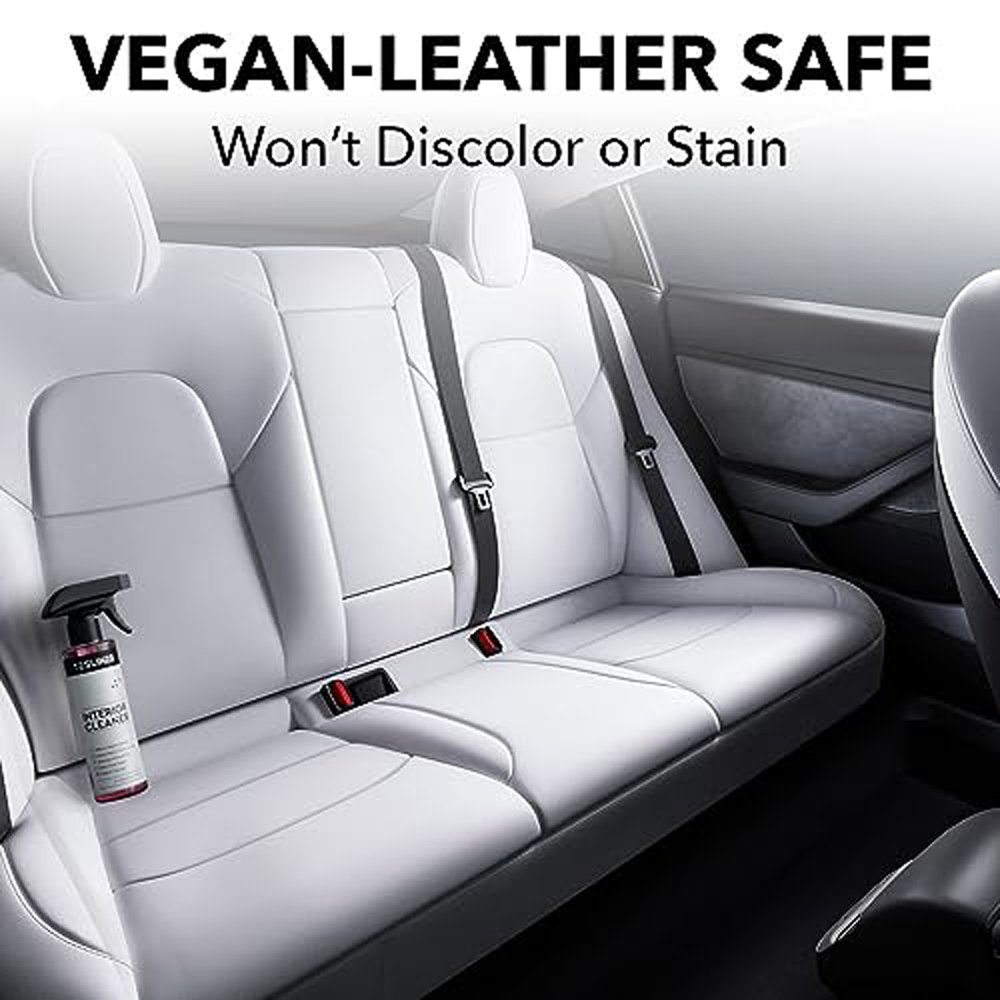Interior Accessories Seats Dash Console Cleaning Products Stain Remover Safe Vegan Leather Seat Cleaner for Tesla Model 3 Y S X
