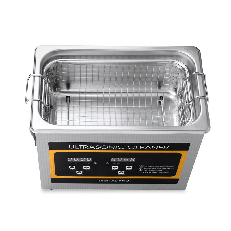 3.2L Portable Ultrasonic Cleaner Tank Circuit Board screw nut Oil Rust Stains Degreasing Glassware Hardware Sonic Washer Bath