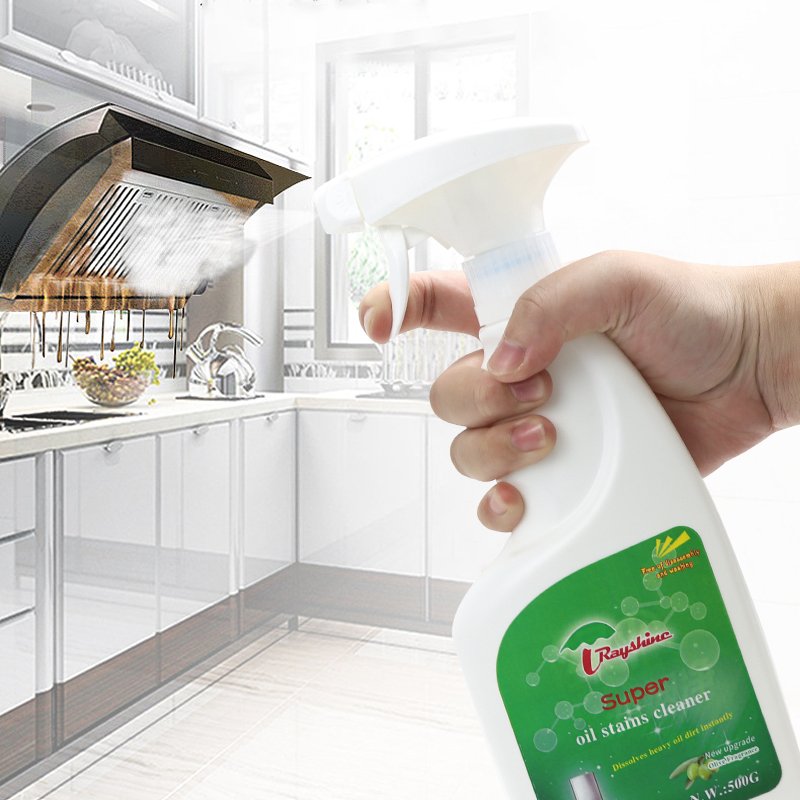 Rayshine Wholesale Oil Stains Cleaner Hypochlorous Acid Spray Degreaser Kitchen cleaner Kitchen & Bathroom Cleaning 500g