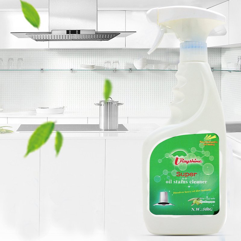 Rayshine Wholesale Oil Stains Cleaner Hypochlorous Acid Spray Degreaser Kitchen cleaner Kitchen & Bathroom Cleaning 500g
