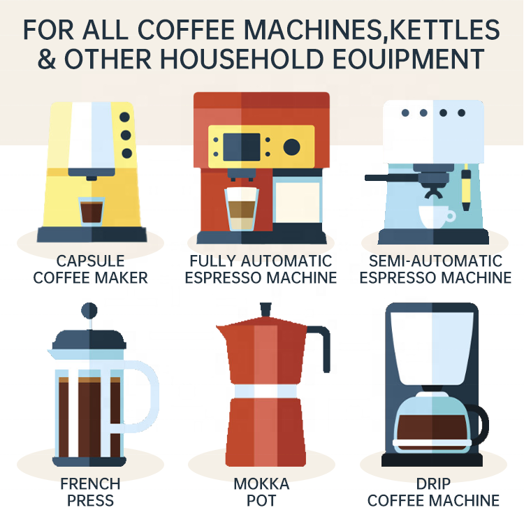 Professional 10 Count Coffee Machine Descaling Tablet Cleaner Coffee Machine Cleaning Tablets For Eliminates Coffee Residue Oils