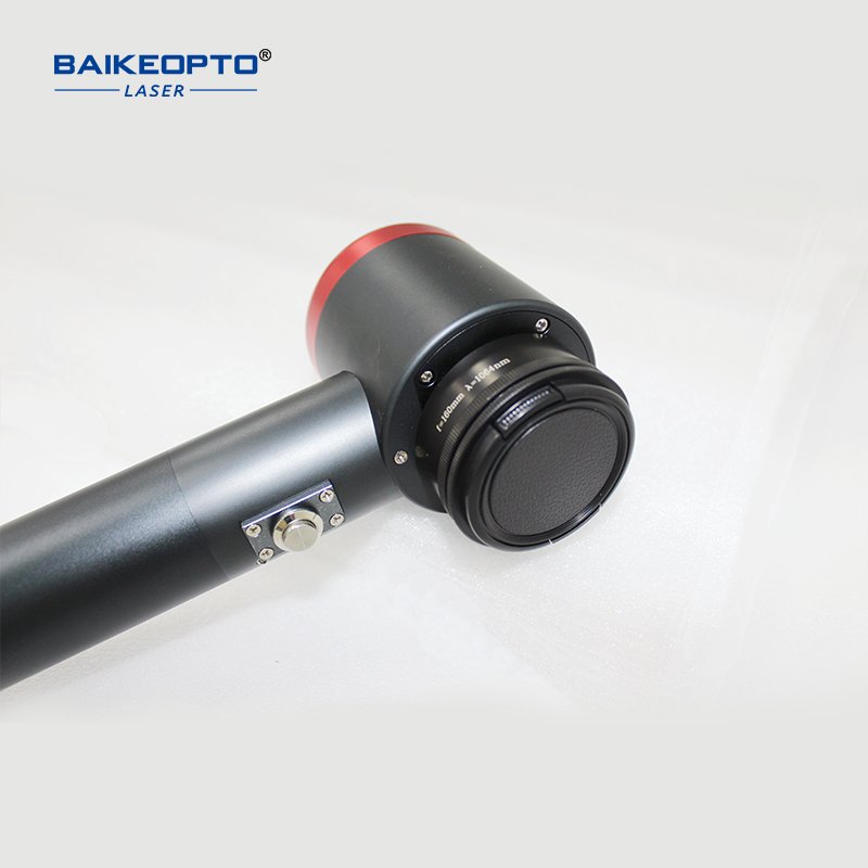 Lightweight Backpack Fiber Laser Rust Removal Cleaning Machine Derusting Oil Stain Tid Rod Type 100W