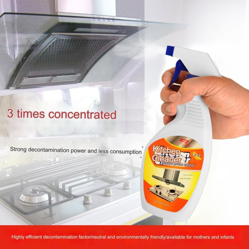 Kitchen hood cleaner Heavy oil cleaning Household oil fume cleaning agent Best-selling 500ml