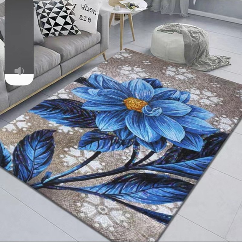 Machine Washable Floor Mats Coffee Table Mat Wholesale Living Room Carpet Fully Covered Area Rug Printed Carpets